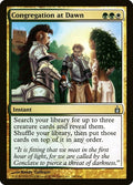 2005 Magic: The Gathering: Ravnica: City of Guilds (RAV) - Congregation at Dawn (#198, Uncommon) (, Near Mint)