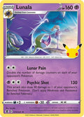2021 Pokemon: Celebrations (CLB) - Lunala (#015/025, Holo Rare) (Holofoil, Near Mint)
