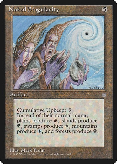 1995 Magic: The Gathering: Ice Age (ICE) - Naked Singularity (#330, Rare) (, Near Mint)