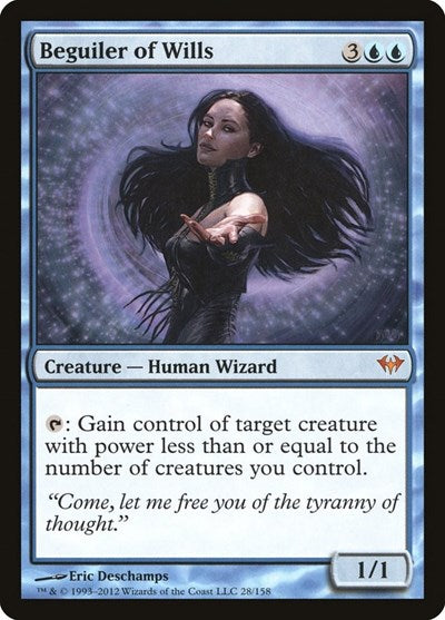 2012 Magic: The Gathering: Dark Ascension (DKA) - Beguiler of Wills (#28, Mythic Rare) (, Lightly Played)