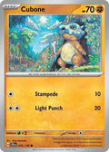 2025 Pokemon: SV09: Journey Together (JTG) - Cubone (#076/159, Common) (Reverse Holofoil, Near Mint)