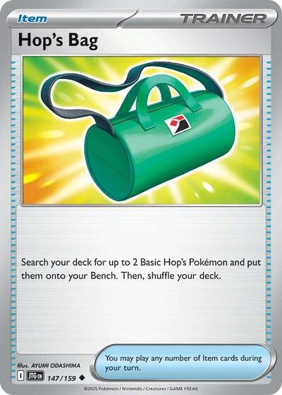 2025 Pokemon: SV09: Journey Together (JTG) - Hop's Bag (#147/159, Uncommon) (Reverse Holofoil, Near Mint)