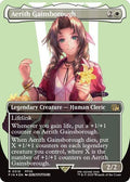 2025 Magic: The Gathering: FINAL FANTASY (FIN) - Aerith Gainsborough Borderless Surge Foil (#519, Rare) (Foil, Near Mint)