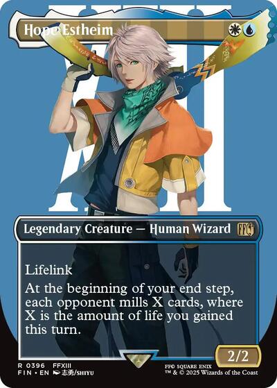 2025 Magic: The Gathering: FINAL FANTASY (FIN) - Hope Estheim (Borderless) (#396, Rare) (, Lightly Played)