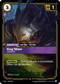 2025 Riftbound: League of Legends Trading Card Game: Origins (OGN) - Kog'Maw, Caustic (#190/298, Rare) (Foil, Near Mint)
