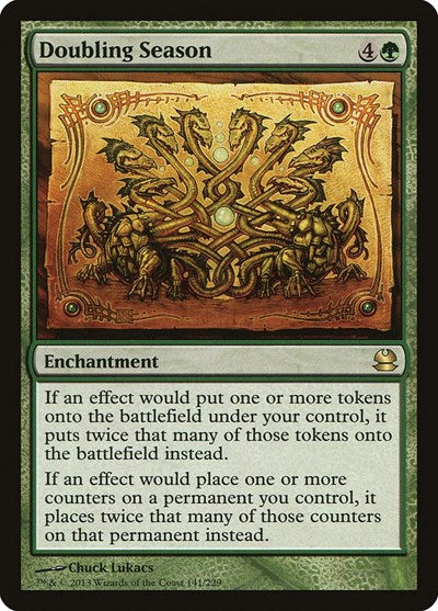 2013 Magic: The Gathering: Modern Masters (MMA) - Doubling Season (#141, Rare) (, Lightly Played)