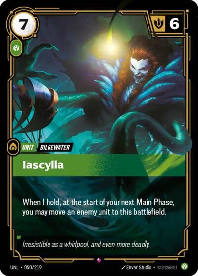 2026 Riftbound: League of Legends Trading Card Game: Unleashed (UNL) - Iascylla (#050/219, Rare) (Foil, Near Mint)
