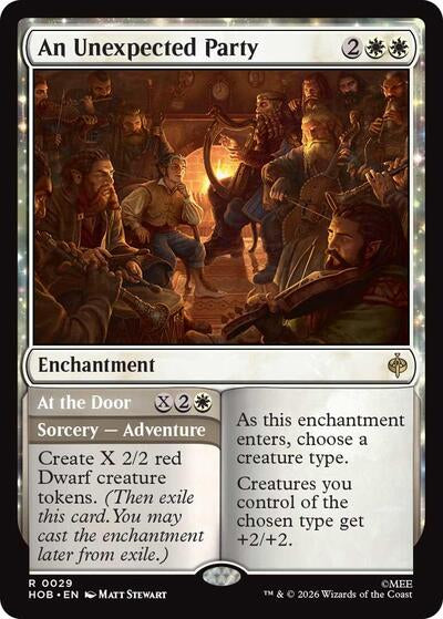 2026 Magic: The Gathering: The Hobbit (HOB) - An Unexpected Party (#29, Rare) (, Lightly Played)