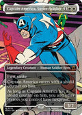 2026 Magic: The Gathering: Marvel Super Heroes (MSH) - Captain America, Super-Soldier (Borderless) (0316) (#316, Mythic Rare) (, Lightly Played)
