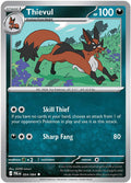 2026 Pokemon: ME05: Pitch Black (PBL) - Thievul - 054/084 (#054/084, Uncommon) (Reverse Holofoil, Near Mint)