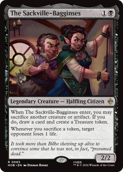 2026 Magic: The Gathering: The Hobbit (HOB) - The Sackville-Bagginses (#83, Rare) (, Lightly Played)