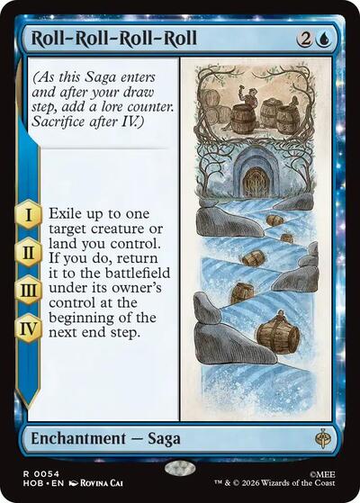 2026 Magic: The Gathering: The Hobbit (HOB) - Roll-Roll-Roll-Roll (#54, Rare) (, Lightly Played)