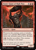 2026 Magic: The Gathering: The Hobbit (HOB) - Stone-Giant of High Pass (#113, Rare) (Foil, Lightly Played)