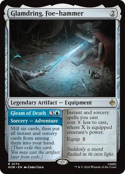 2026 Magic: The Gathering: The Hobbit (HOB) - Glamdring, Foe-hammer (#174, Rare) (, Lightly Played)