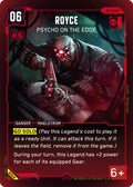 2026 Cyberpunk TCG: Welcome to Night City - Beta () - Royce Psycho on the Edge Rare (#B004, Rare) (Foil, Near Mint)