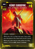 2026 Cyberpunk TCG: Welcome to Night City - Beta () - Kerry Eurodyne Axe Attitude Audience Rare (#B037, Rare) (Foil, Near Mint)