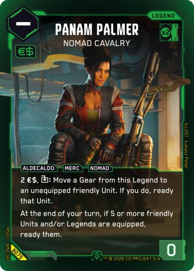 2026 Cyberpunk TCG: Welcome to Night City - Beta () - Panam Palmer Nomad Cavalry Epic (#B075, E) (Foil, Near Mint)