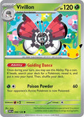 2026 Pokemon: ME: 30th Celebration (30C) - Vivillon (#008/128, Common) (Holofoil, Near Mint)