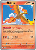 2026 Pokemon: ME: 30th Celebration (30C) - Moltres - 011/128 (#011/128, Common) (Holofoil, Near Mint)