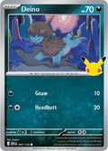 2026 Pokemon: ME: 30th Celebration (30C) - Deino (#097/128, Common) (Holofoil, Near Mint)
