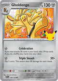 2026 Pokemon: ME: 30th Celebration (30C) - Gholdengo - 108/128 (#108/128, Common) (Holofoil, Near Mint)