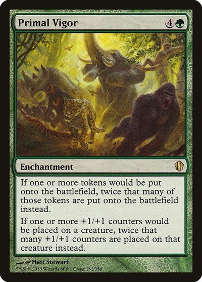 2013 Magic: The Gathering: Commander 2013 (C13) - Primal Vigor (#162, Rare) (, Near Mint)
