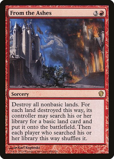 2013 Magic: The Gathering: Commander 2013 (C13) - From the Ashes (#108, Rare) (, Lightly Played)