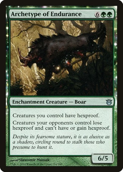 2014 Magic: The Gathering: Born of the Gods (BNG) - Archetype of Endurance (#116, Uncommon) (, Near Mint)