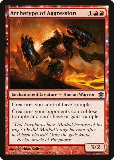 2014 Magic: The Gathering: Born of the Gods (BNG) - Archetype of Aggression (#88, Uncommon) (, Near Mint)